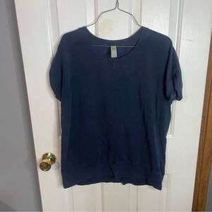 GreenTea Navy Short Sleeve Tee